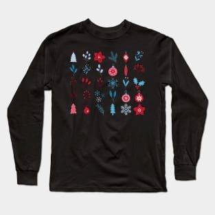 christmas tree ornaments Long Sleeve T-Shirt